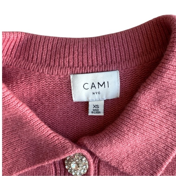 Cami NYC Jolene Merino Wool Polo Sweater  Size XS - Picture 4 of 6